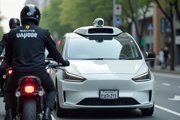 Rendőrök állították meg a Waymo robotaxit Tokióban – ezt mutatta a vírusként terjedő fotó