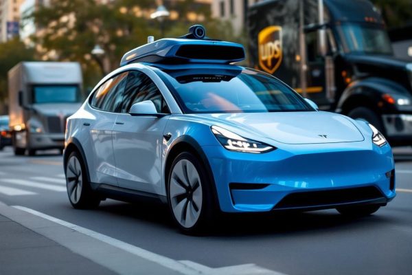 Első beavatkozás a Tesla Robotaxi szolgáltatásban egy rosszul parkoló teherautó miatt
