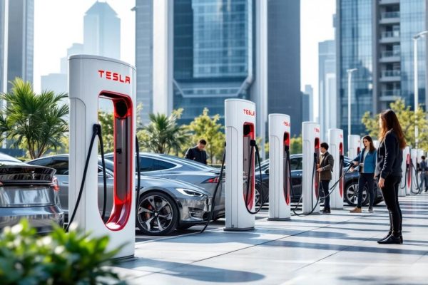 Tesla elindítja a V4 szuptertöltők telepítését Kínában