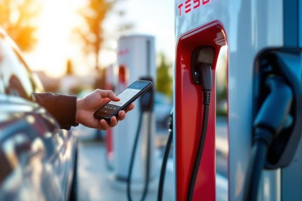 A Tesla fejleszti a Supercharger mobil app felületét a könnyebb használat érdekében